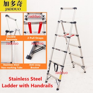Stainless Steel Ladder with Handrails
